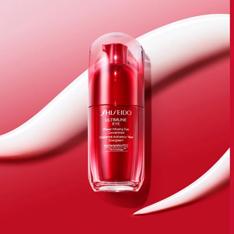 Shiseido Ultimune Eye Power Infusing Eye Concentrate szérum szemre átfogó ránctalanító védelem 15 ml