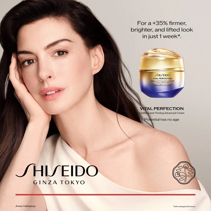 Shiseido Vital Perfection Uplifting and Firming Advanced Cream Soft gyengéd feszesítő krém Nappali és éjjeli ápolás 50 ml