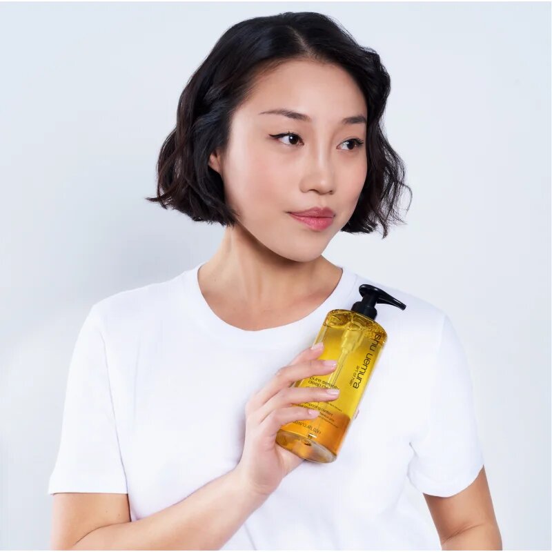 Shu Uemura Deep Cleanser Pure Serenity mélyen tisztító sampon zsíros hajra és fejbőrre 400 ml