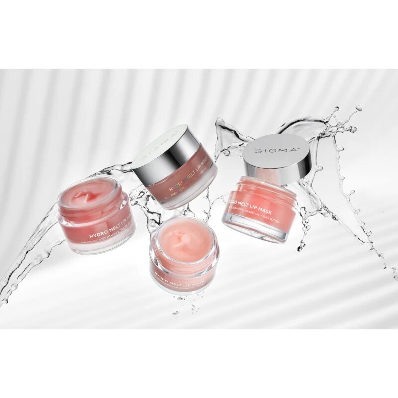 Sigma Beauty Hydro Melt Lip Mask hidratáló maszk az ajkakra hialuronsavval árnyalat Hush 9.6 g