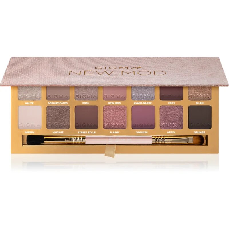 Sigma Beauty New Mod Eyeshadow Palette szemhéjfesték paletta applikátorral 208.2 g