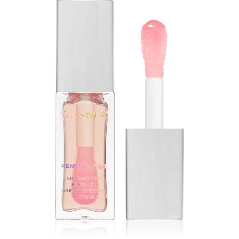 Sigma Beauty Renew Lip Oil ajak olaj hidratálást és fényt biztosít árnyalat Hush 52 g