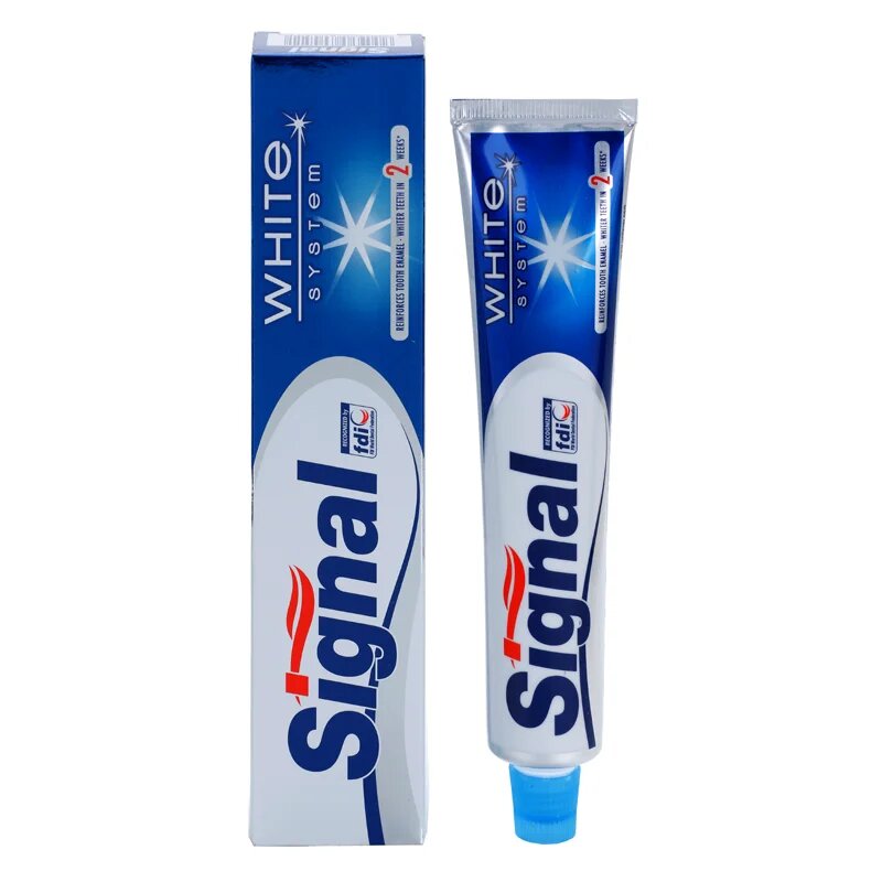 Signal White System fogkrém fehérítő hatással 75 ml