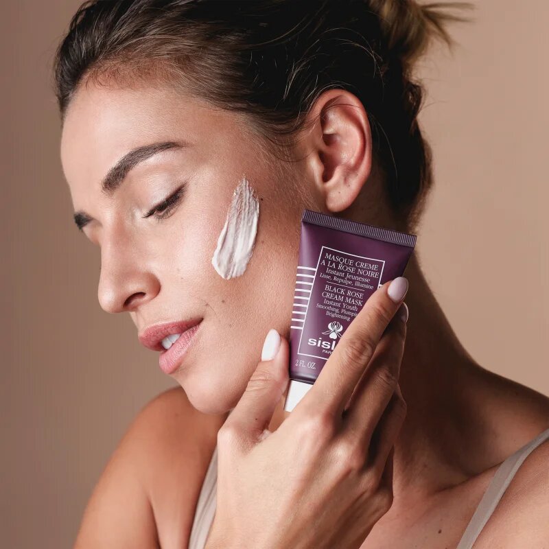 Sisley Black Rose Cream Mask krémes maszk az öregedés ellen a bőr intenzív hidratálásához 60 ml