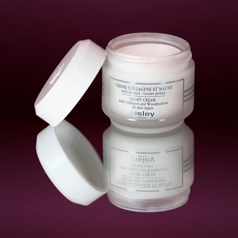 Sisley Night Cream with Collagen and Woodmallow feszesítő éjszakai krém kollagénnel 50 ml