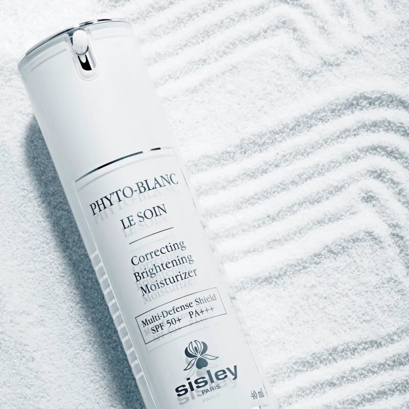 Sisley Phyto-Blanc Le Soin védő hidratáló krém bőrmegújító hatással SPF 50+ PA+++ 40 ml