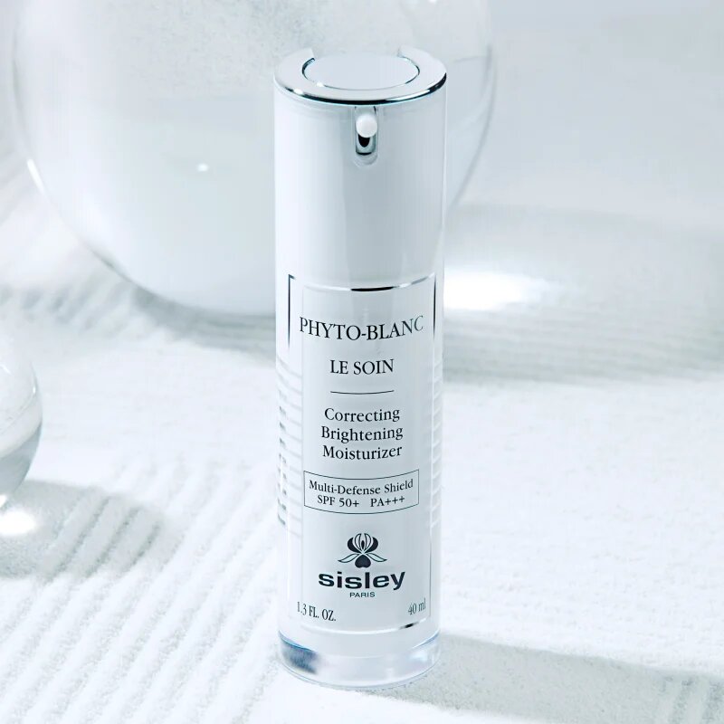 Sisley Phyto-Blanc Le Soin védő hidratáló krém bőrmegújító hatással SPF 50+ PA+++ 40 ml