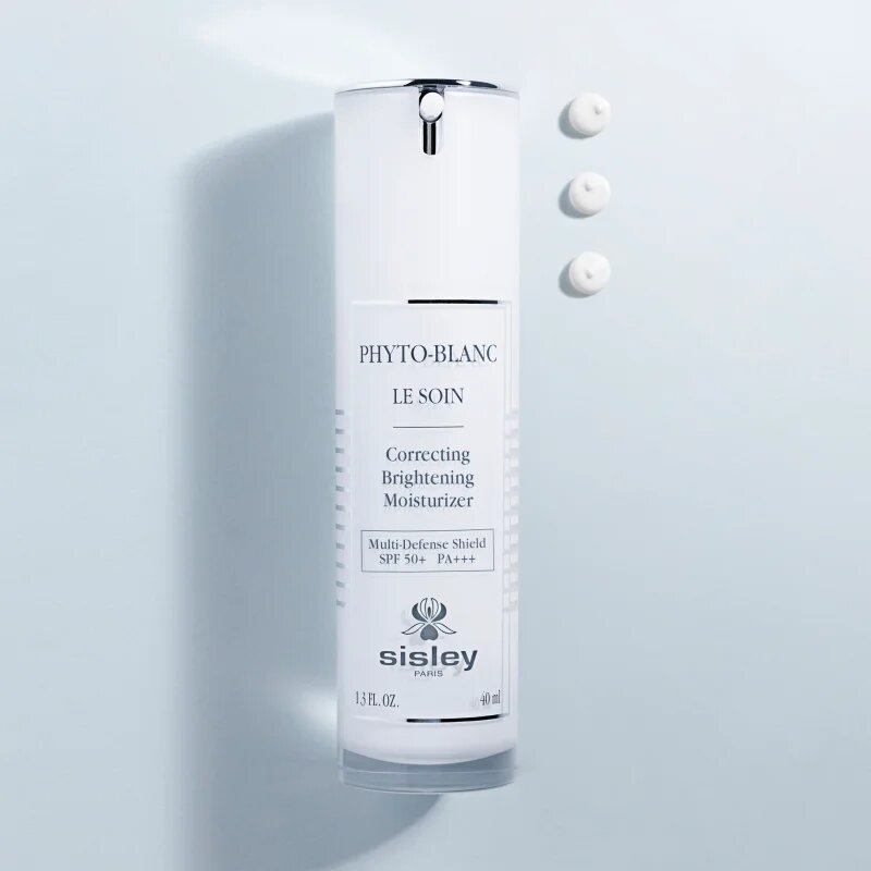 Sisley Phyto-Blanc Le Soin védő hidratáló krém bőrmegújító hatással SPF 50+ PA+++ 40 ml