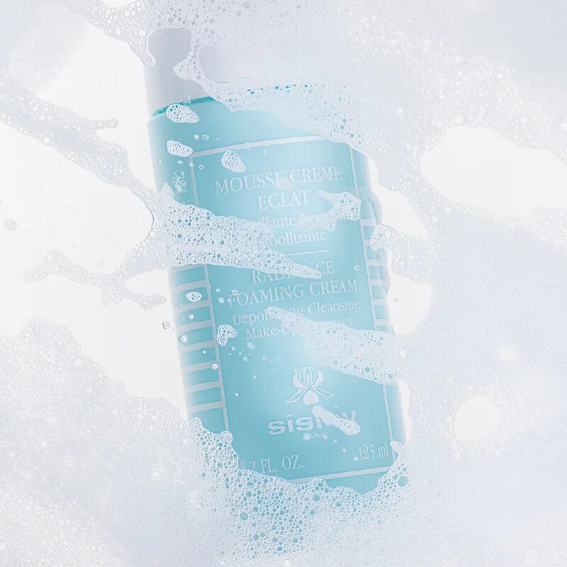 Sisley Radiance Foaming Cream tisztító és szemlemosó hab 2 az 1-ben 125 ml