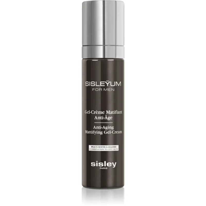 Sisley Sisleÿum Anti-Aging Mattifying Gel-Cream könnyű ránctalanító krém antioxidáns hatású uraknak 50 ml