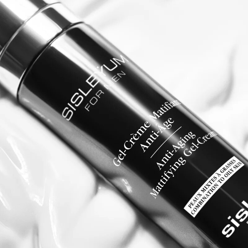Sisley Sisleÿum Anti-Aging Mattifying Gel-Cream könnyű ránctalanító krém antioxidáns hatású uraknak 50 ml