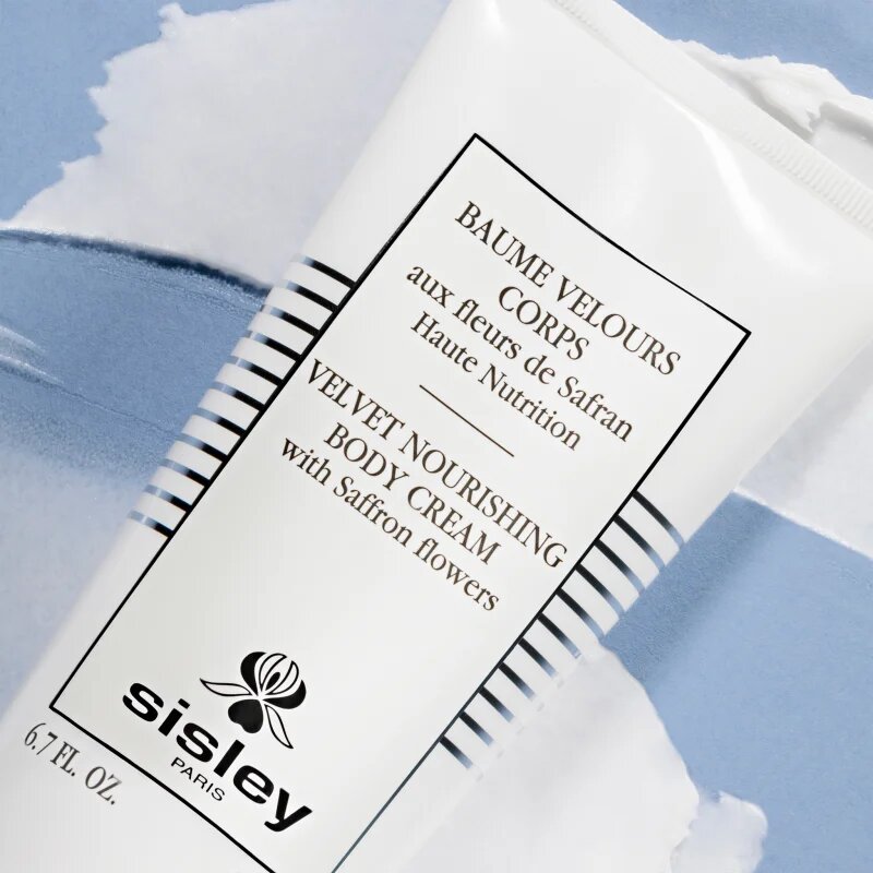 Sisley Velvet Nourishing Body Cream With Saffron Flowers tápláló testkrém 200 ml