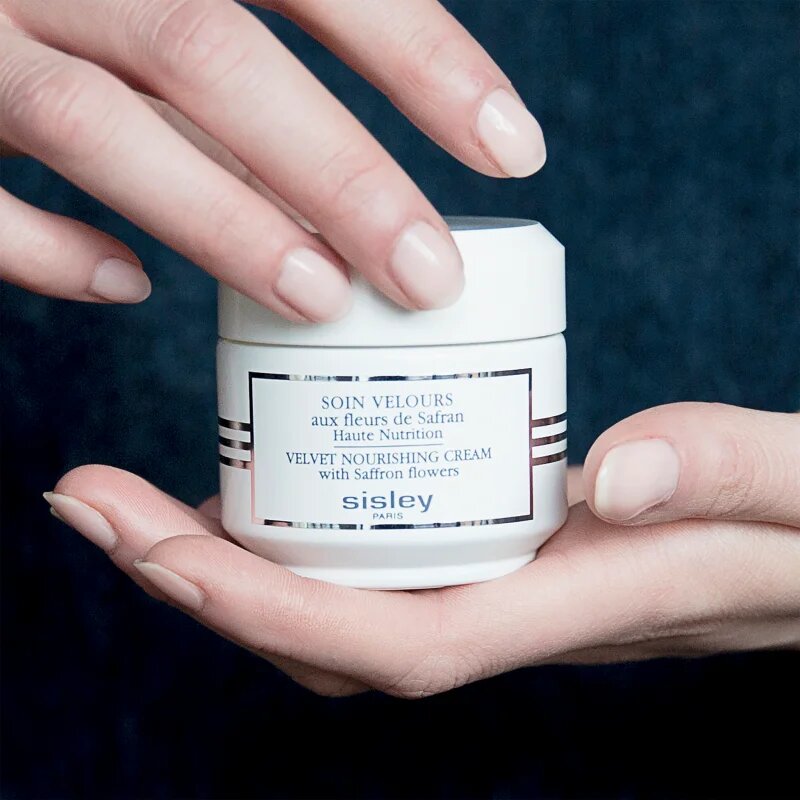 Sisley Velvet Nourishing Cream with Saffron Flowers hidratáló krém száraz és érzékeny bőrre 50 ml