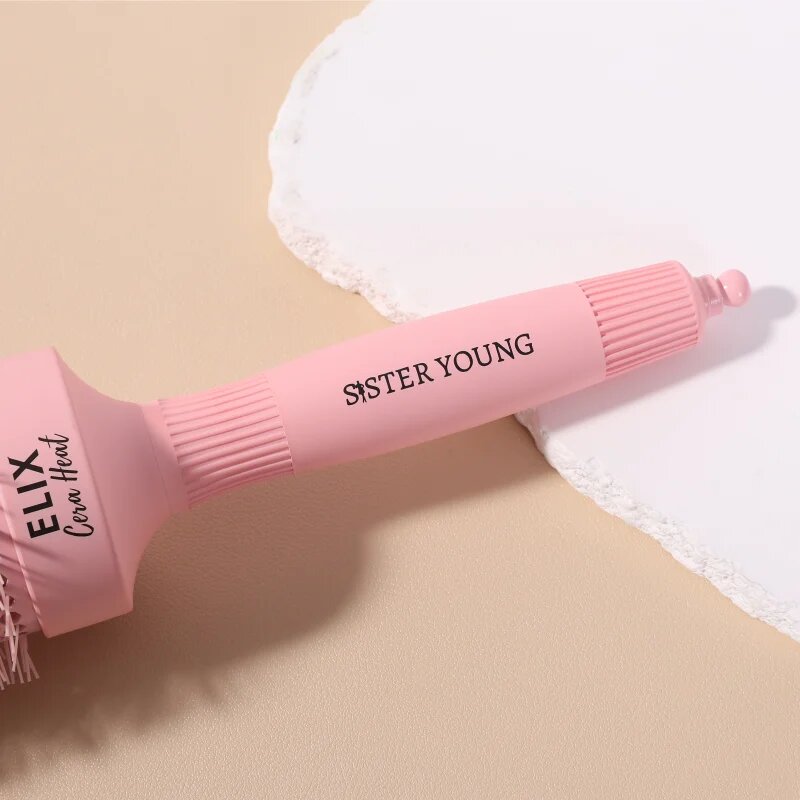 Sister Young ELIX Round Brush Cera Heat Pink körkefe 53mm 1 db