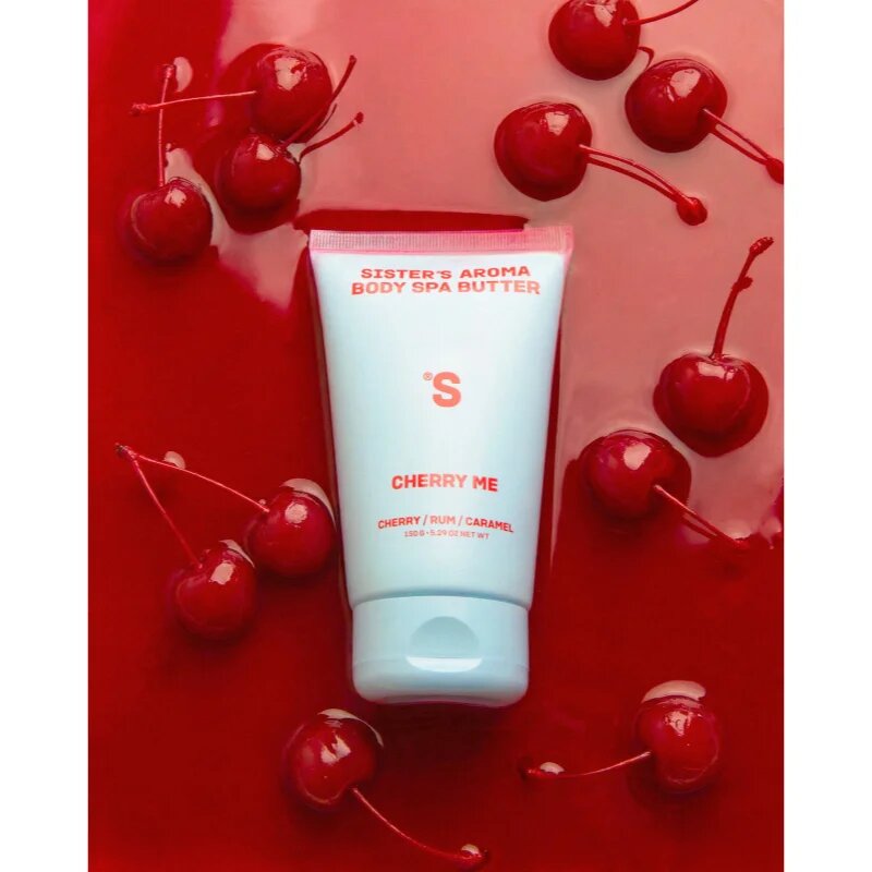 Sister's Aroma Body Spa Butter Cherry Me tápláló vaj a testre 150 g