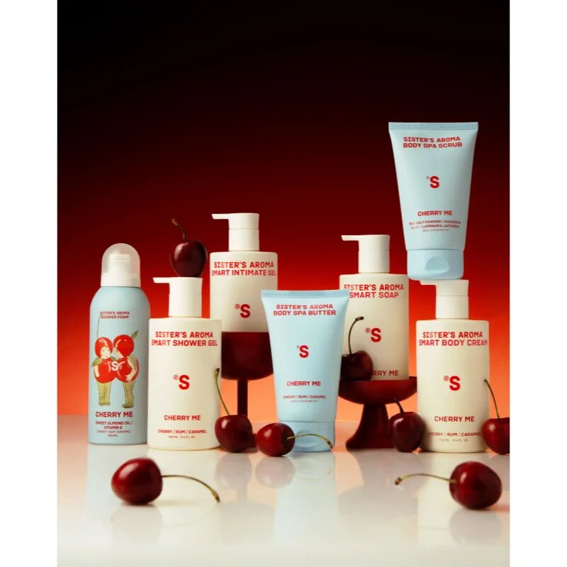 Sister's Aroma Body Spa Butter Cherry Me tápláló vaj a testre 150 g