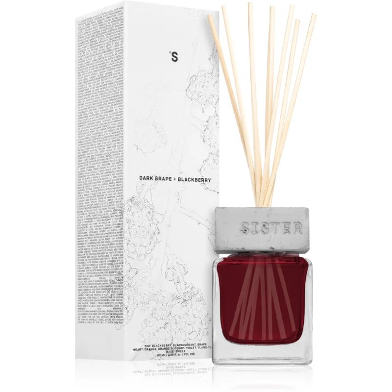 Sister's Aroma Dark Grape + Blackberry aroma diffúzor 100 ml