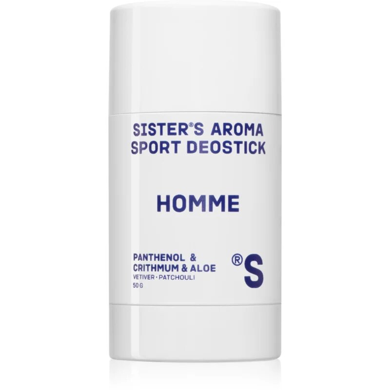Sister's Aroma Homme Sport Deostick izzadásgátló deo stift szag és izzadás ellen uraknak 50 g