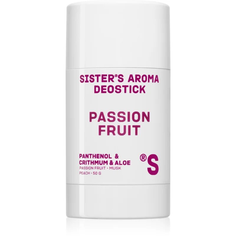 Sister's Aroma Passion Fruit Deostick izzadásgátló deo stift szag és izzadás ellen 50 g