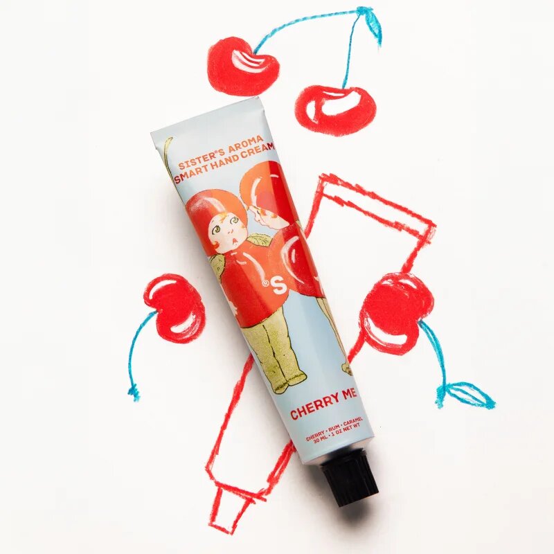 Sister's Aroma Smart Hand Cream Cherry Me ápoló kézkrém hölgyeknek 30 ml