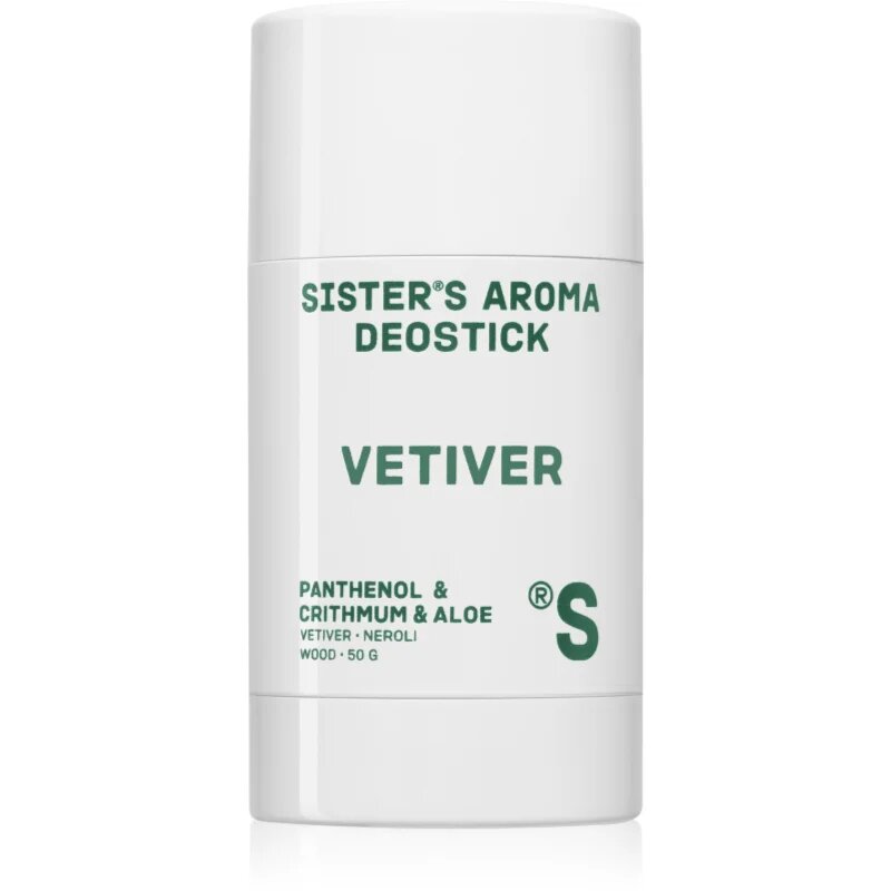 Sister's Aroma Vetiver Deostick izzadásgátló deo stift szag és izzadás ellen 50 g