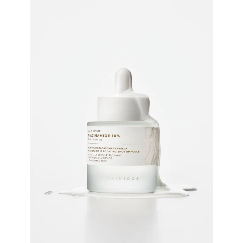 SKIN1004 Lab In Nature Niacinamide 10% Boosting Shot Ampoule regeneráló és élénkítő szérum hidratáló hatással 30 ml
