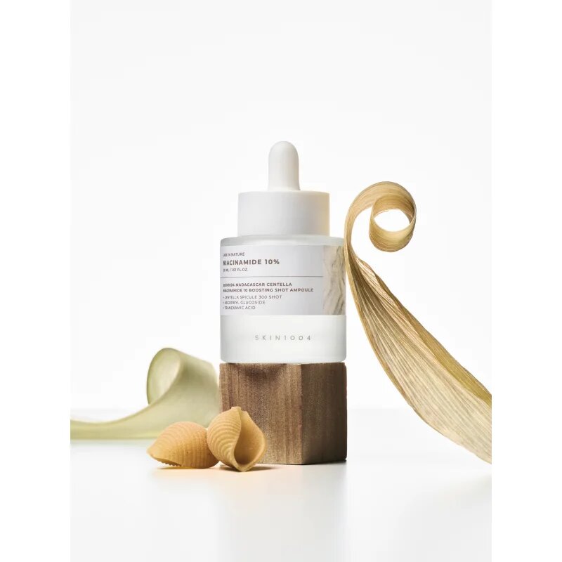 SKIN1004 Lab In Nature Niacinamide 10% Boosting Shot Ampoule regeneráló és élénkítő szérum hidratáló hatással 30 ml