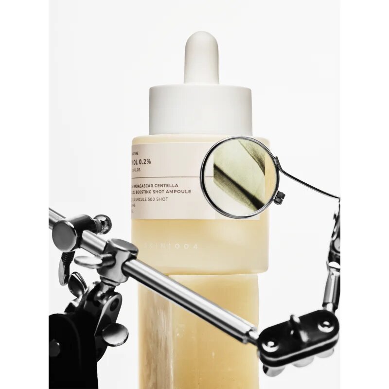 SKIN1004 Lab In Nature Retinol 0.2% Boosting Shot Ampoule regeneráló ránctalanító szérum a bőr rugalmasságának növelésére 30 ml
