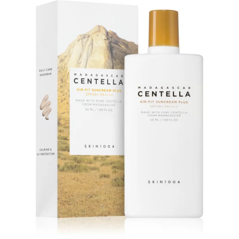 SKIN1004 Madagascar Centella Air-Fit Suncream Plus minerális védőkrém az érzékeny bőrre SPF 50+ 50 ml