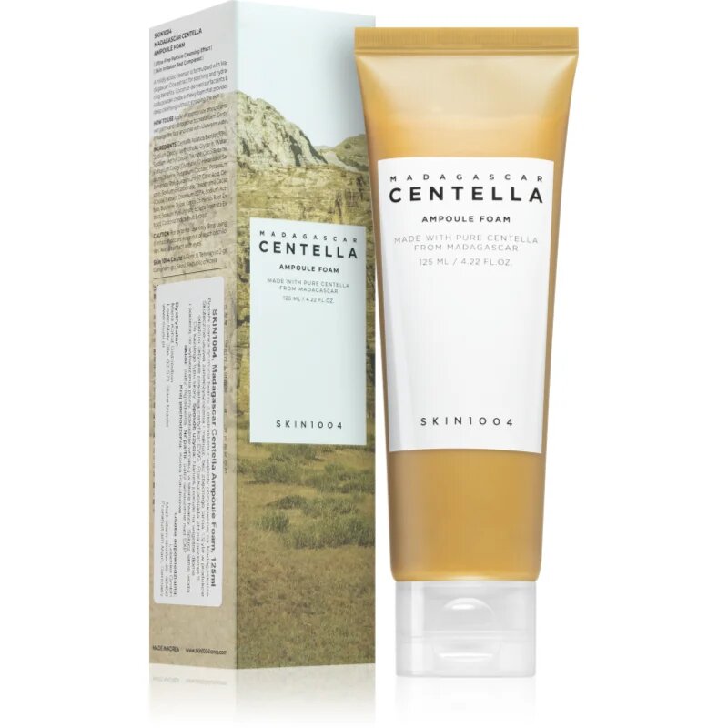 SKIN1004 Madagascar Centella Ampoule Foam krémes tisztító hab az érzékeny arcbőrre 125 ml
