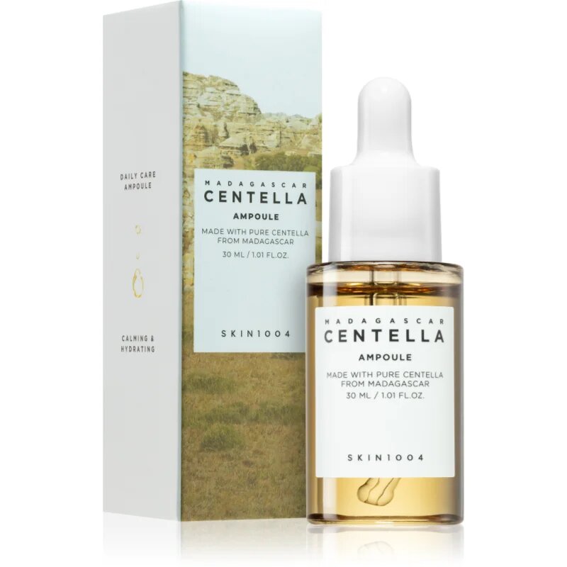 SKIN1004 Madagascar Centella Ampoule hidratáló szérum az érzékeny bőr megnyugtatásához és erősítéséhez 30 ml