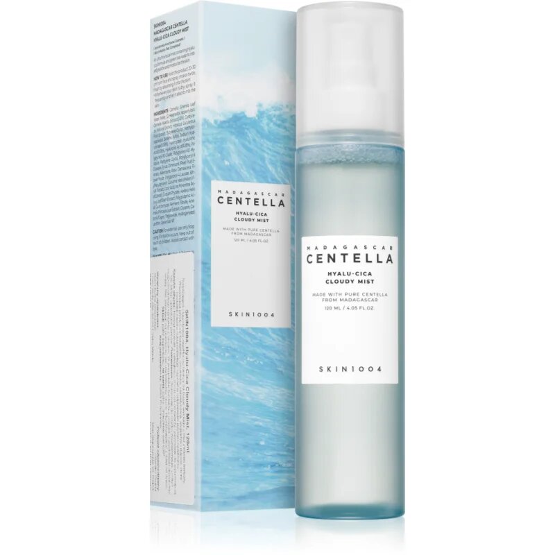 SKIN1004 Madagascar Centella Hyalu-Cica Cloudy Mist hidratáló permet nyugtató hatással 120 ml
