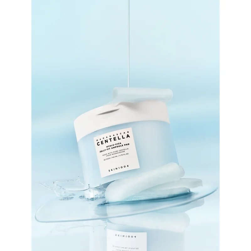 SKIN1004 Madagascar Centella Hyalu-Cica Jelly-Fit Ampoule Pad tonizáló párnák a dehidratált száraz bőrre 60 db
