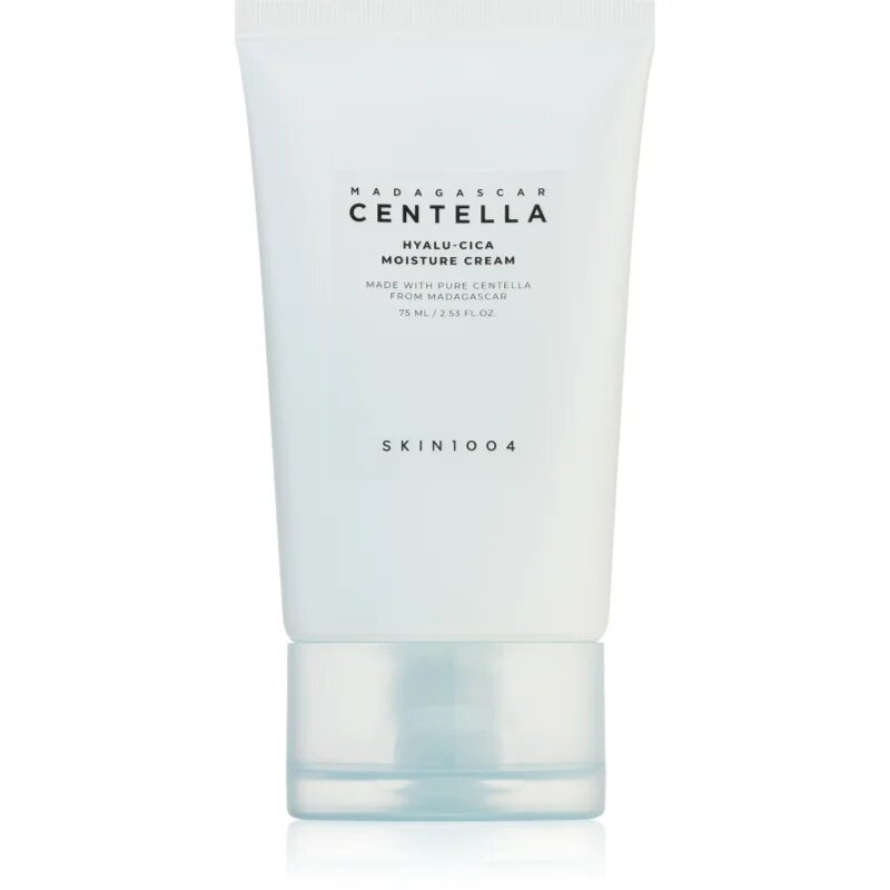 SKIN1004 Madagascar Centella Hyalu-Cica Moisture Cream mélyen hidratáló krém az arcbőr megnyugtatására 75 ml