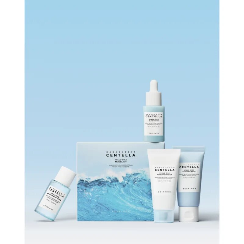 SKIN1004 Madagascar Centella Hyalu-Cica Travel Kit utazási készlet az intenzív hidratálásért