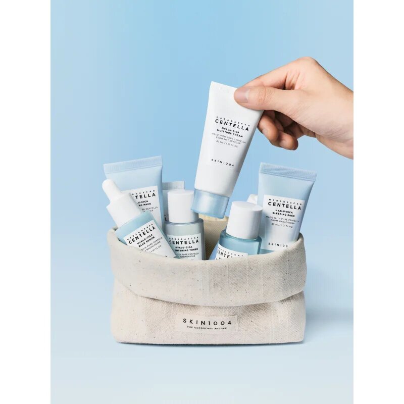 SKIN1004 Madagascar Centella Hyalu-Cica Travel Kit utazási készlet az intenzív hidratálásért