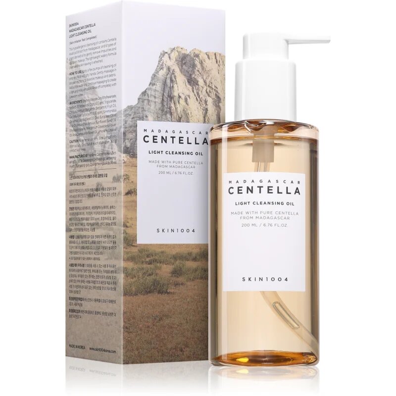 SKIN1004 Madagascar Centella Light Cleansing Oil tisztító és sminklemosó olaj nyugtató hatással 200 ml