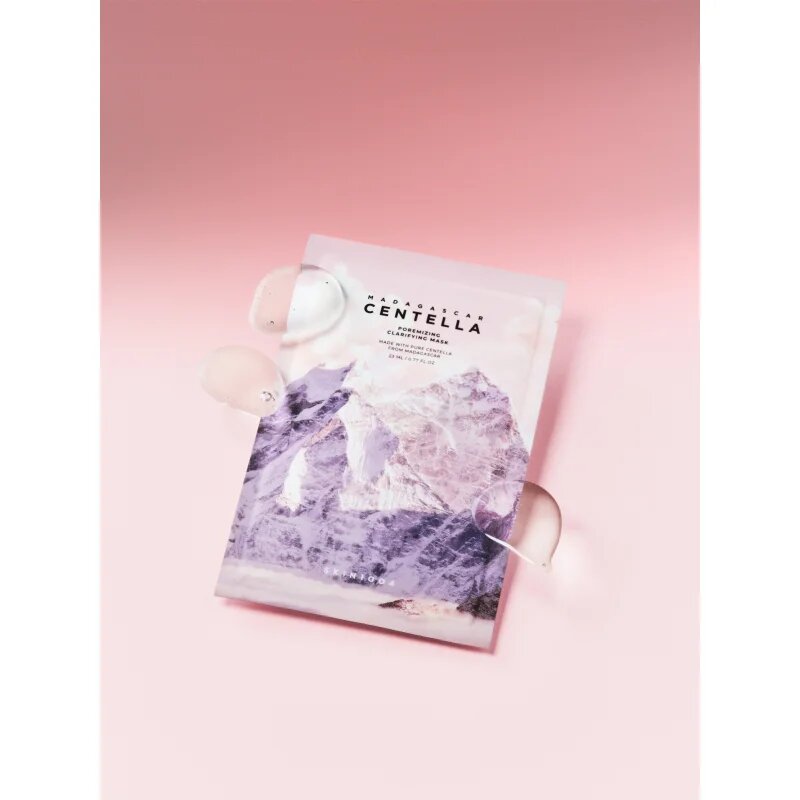 SKIN1004 Madagascar Centella Poremizing Clarifying Mask arcmaszk a bőr kisimításáért és a pórusok minimalizásáért 23 ml