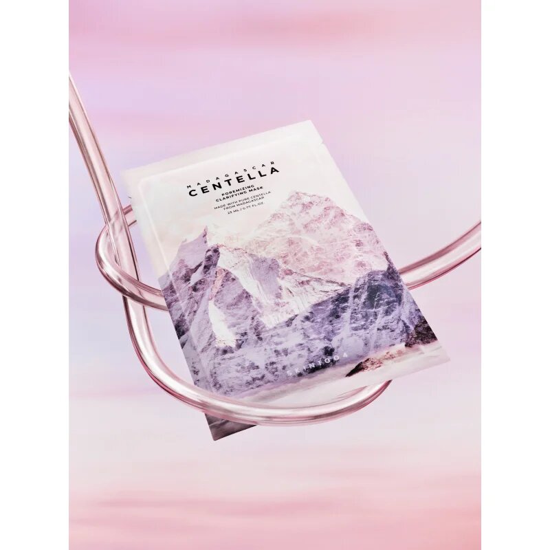 SKIN1004 Madagascar Centella Poremizing Clarifying Mask arcmaszk a bőr kisimításáért és a pórusok minimalizásáért 23 ml