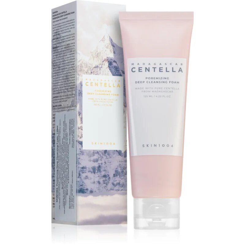 SKIN1004 Madagascar Centella Poremizing Deep Cleansing Foam mélyisztító hab a bőr kisimításáért és a pórusok minimalizásáért 125 ml