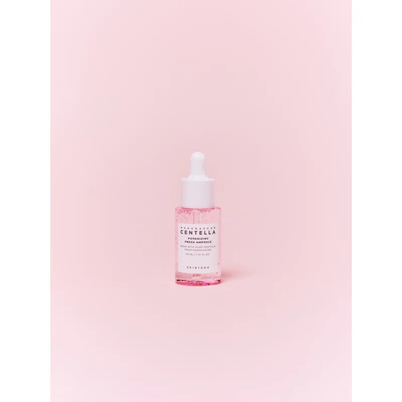SKIN1004 Madagascar Centella Poremizing Fresh Ampoule detoxikáló arcszérum a bőr kisimításáért és a pórusok minimalizásáért 30 ml