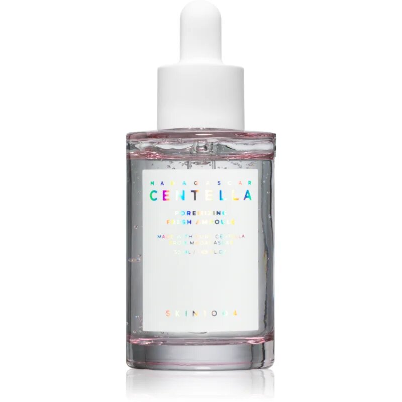 SKIN1004 Madagascar Centella Poremizing Fresh Ampoule detoxikáló arcszérum a bőr kisimításáért és a pórusok minimalizásáért 50 ml