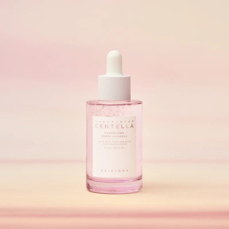 SKIN1004 Madagascar Centella Poremizing Fresh Ampoule detoxikáló arcszérum a bőr kisimításáért és a pórusok minimalizásáért 50 ml