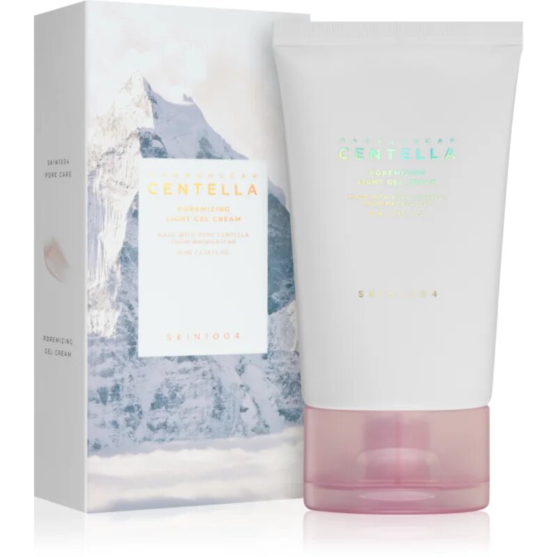 SKIN1004 Madagascar Centella Poremizing Light Gel Cream gyengéd géles krém a bőr kisimításáért és a pórusok minimalizásáért 75 ml