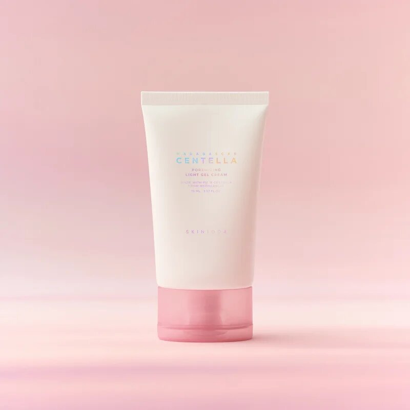 SKIN1004 Madagascar Centella Poremizing Light Gel Cream gyengéd géles krém a bőr kisimításáért és a pórusok minimalizásáért 75 ml