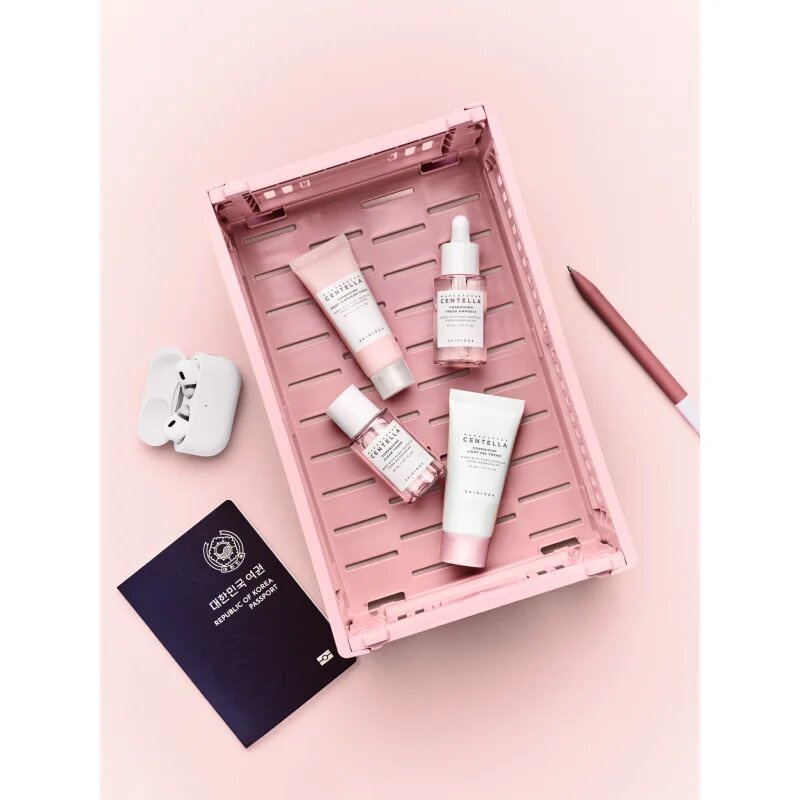 SKIN1004 Madagascar Centella Poremizing Travel Kit utazási készlet a bőr kisimításáért és a pórusok minimalizásáért