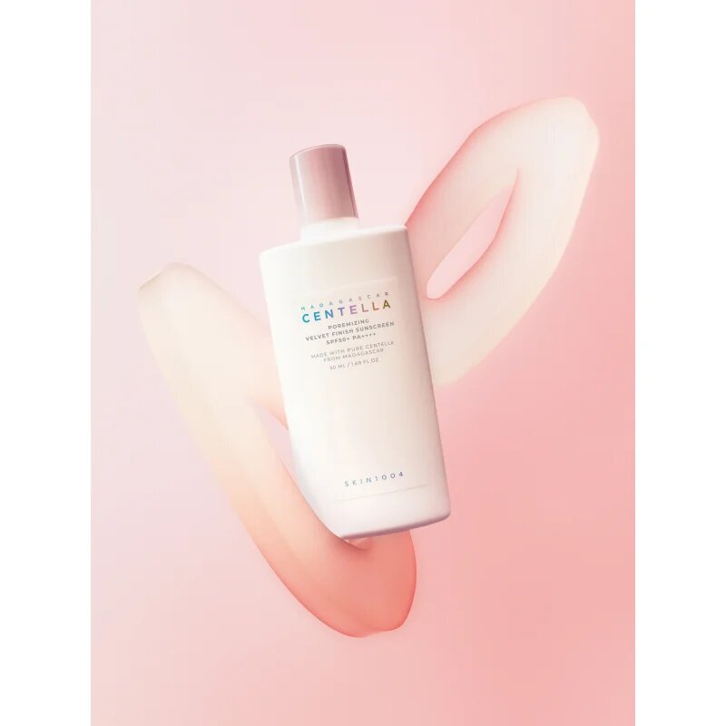 SKIN1004 Madagascar Centella Poremizing Velvet Finish Sunscreen napozókrém arcra zsíros bőrre SPF 50+ 50 ml
