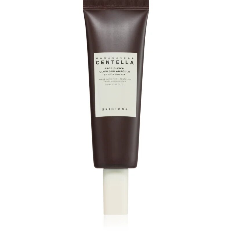 SKIN1004 Madagascar Centella Probio-Cica Glow Sun Ampoule védő szérum a bőrréteg megújítására SPF 50+ 50 ml