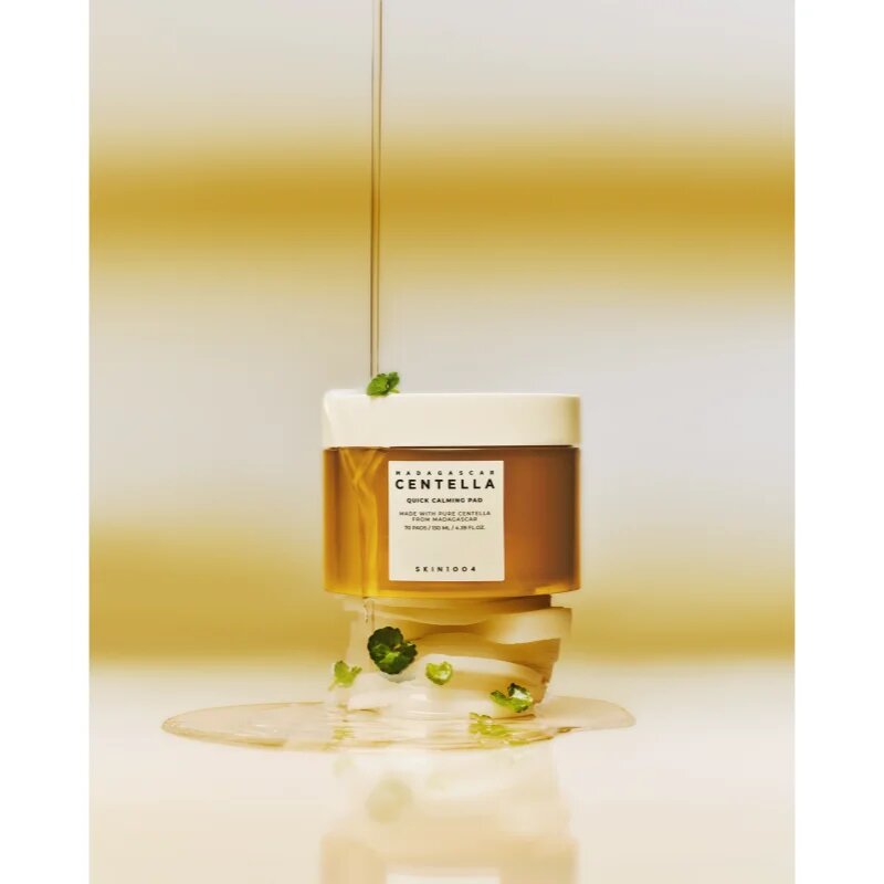 SKIN1004 Madagascar Centella Quick Calming Pad Intenzív revitalizáló párnák az érzékeny bőr megnyugtatásához és erősítéséhez 70 db