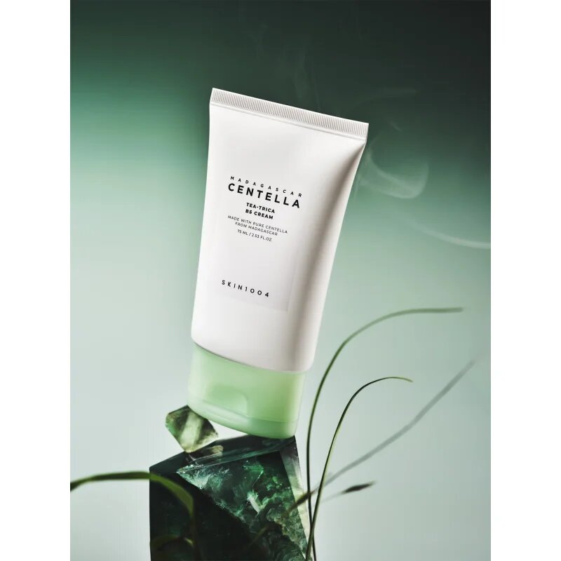 SKIN1004 Madagascar Centella Tea-Trica B5 Cream nyugtató krém hidratáló hatással 75 ml